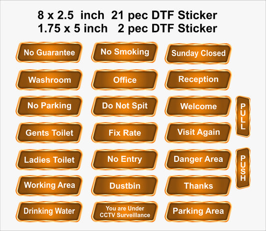 Shop Signages Golden