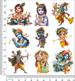 Krishna Symbol ( Set of 9 pec )