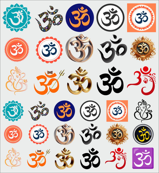 OM Symbol ( Set of 30 Pec )