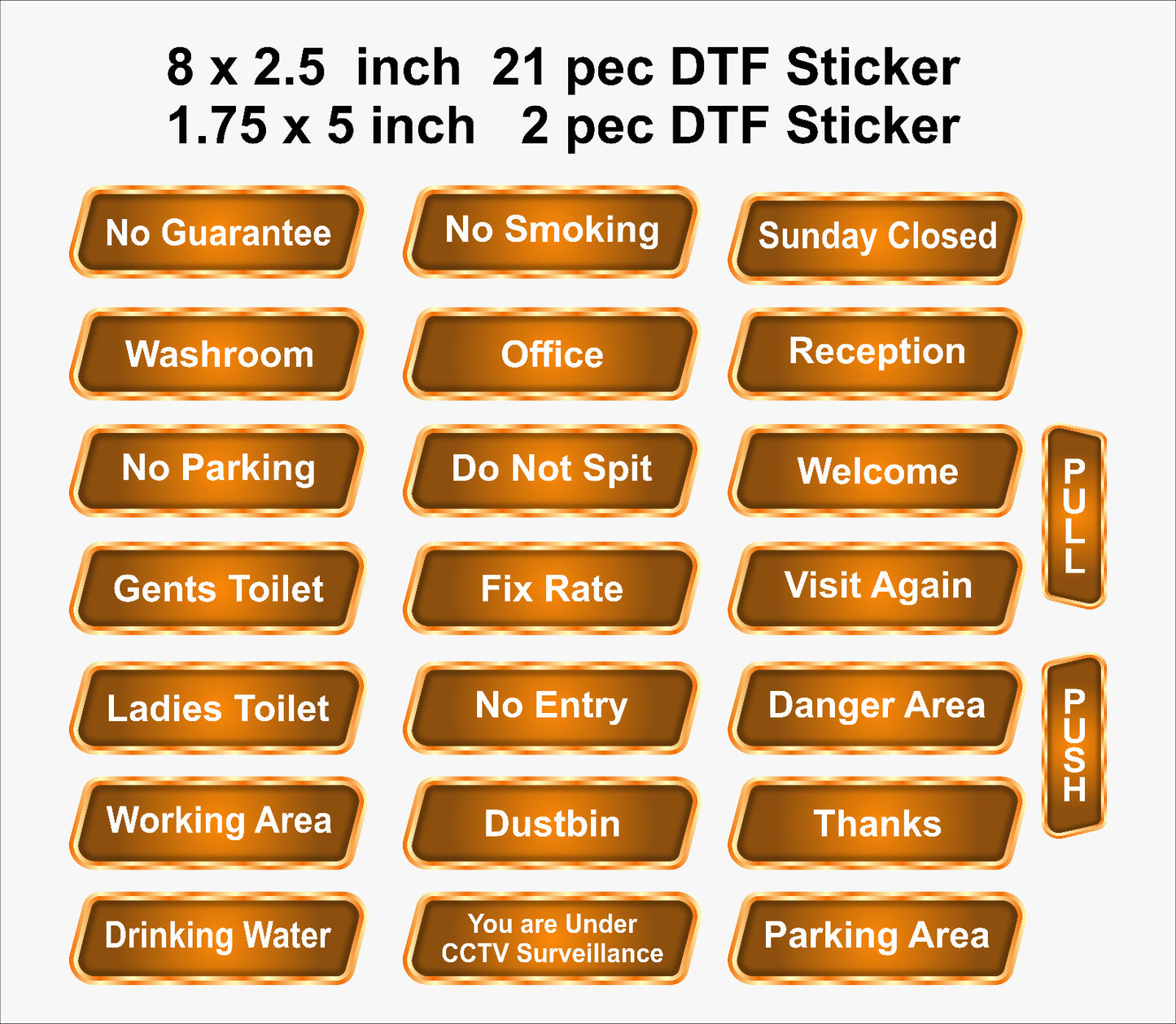 Shop Signages Golden