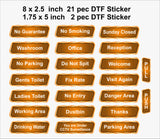 Shop Signages Golden