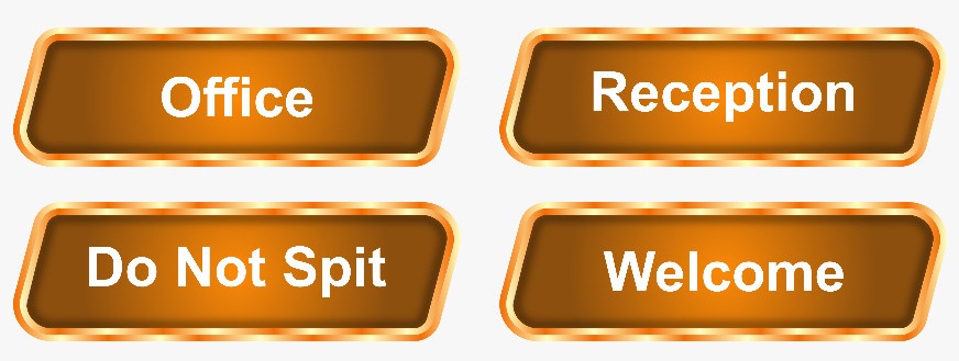 Shop Signages Golden